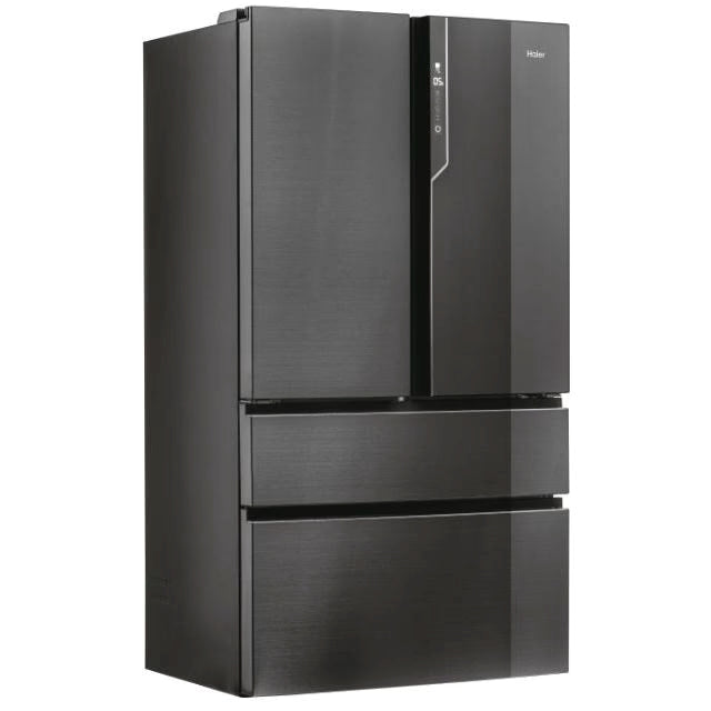 Combina frigorifica French Door Haier HB26FSNAAA | 750L, 4 usi, Total No Frost, Inverter, Clasa E, Negru