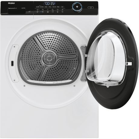 HAIER Uscator de rufe Haier, Pompa de caldura, 8 kg, 15 programe, Clasa A++, iRefresh, Program Hygienic, Alb