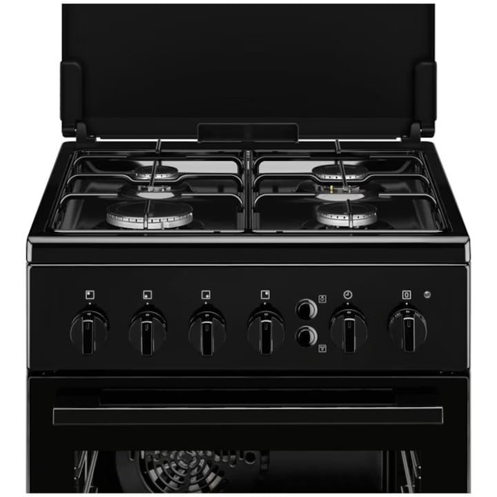 Electrolux Aragaz Aragaz Electrolux LKG504023K | 4 arzatoare, Gaz, L 50 cm, Grill