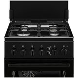 ELECTROLUX Aragaz ELECTROLUX, 4 arzatoare, Gaz, L 50 cm, Grill, negru