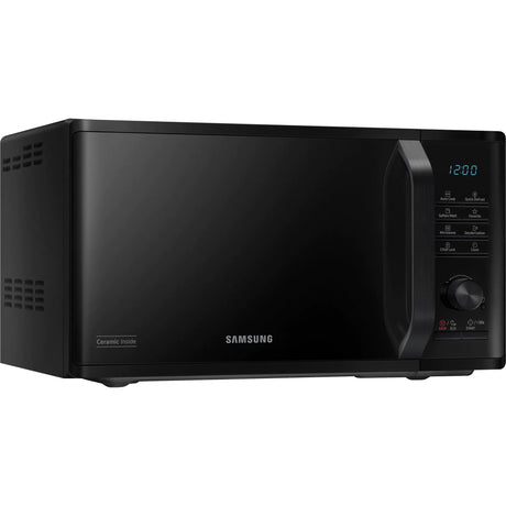 Samsung Cuptor cu microunde Samsung Solo, 23 L, 800W, Quick Defrost, interior ceramic, afisaj LED, Negru
