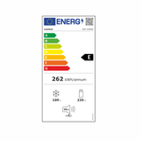 Combina frigorifica Total No Frost Daewoo, volum net 344 (235+109) litri , clasa E, Inverter, display pe usa, Silver