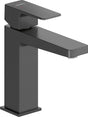 Duravit Baterie lavoar Duravit, Manhattan single lever bas. mixer M with pull-rod, monocomanda, marime M, cartus ceramic, fara set de evacuare, schwarz mat, negru mat
