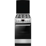 Aragaz Hansa FCMX592299 | 50cm, Mixt, 4 Arzatoare, Cuptor Electric 65L, Rotisor, Inox, 50x60x85cm