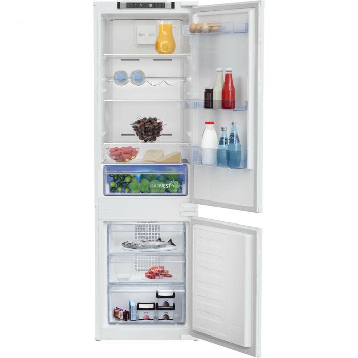 Beko Combina frigorifica Combina frigorifica Beko BCNA275E41SN | 254L, NoFrost, Clasa E, Inverter, 54x54.5x177.5cm