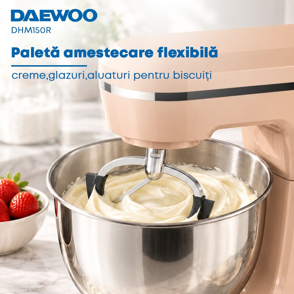 Daewoo SDA Mixer Mixer cu Bol Daewoo SDA DHM150R | 1600W, 10 Viteze, Bol 4.5L