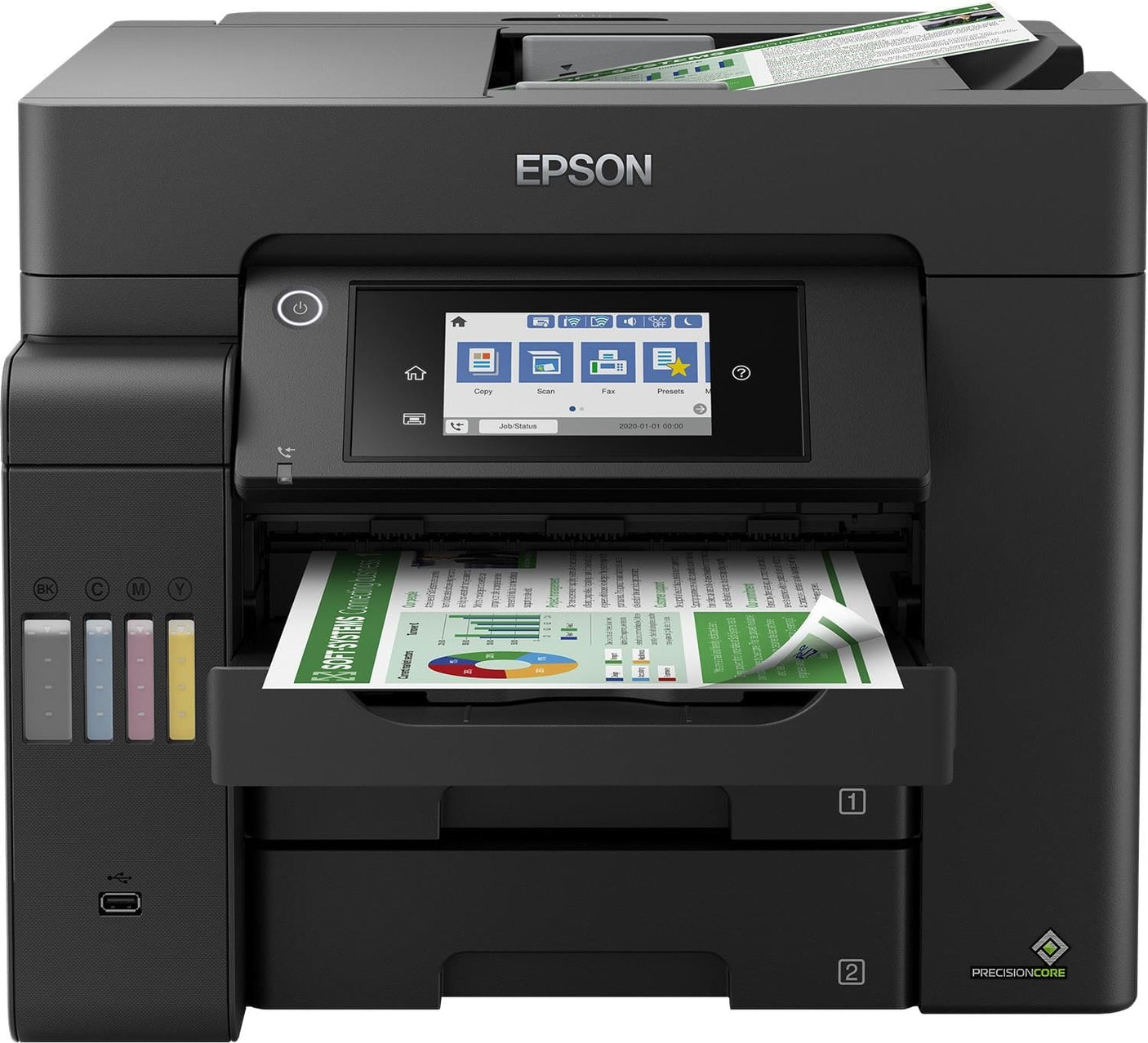 EPSON Imprimanta Imprimantă Multifuncțională Epson L6550 C11CJ30402 - Print/Copiere/Scanare/ Fax - Garanție 24 luni - Timbru verde inclus