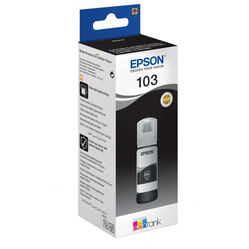 EPSON Epson Ink 103 Black Schwarz (C13T00S14A)