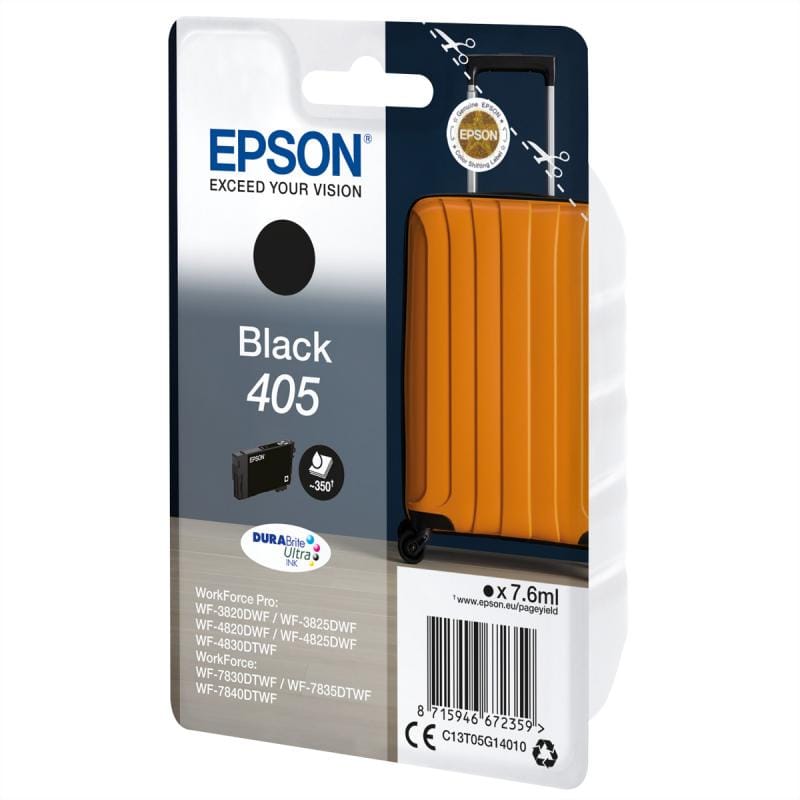 EPSON Epson Ink 405 Black Schwarz (C13T05G14010)