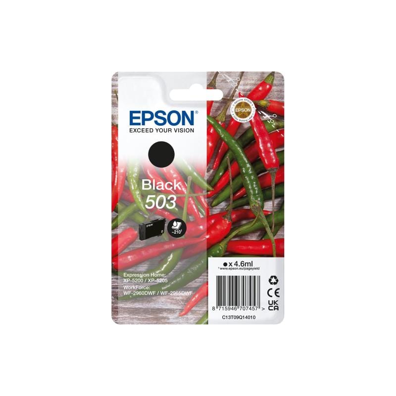 EPSON Epson Ink 503 Black Schwarz (C13T09Q14010)