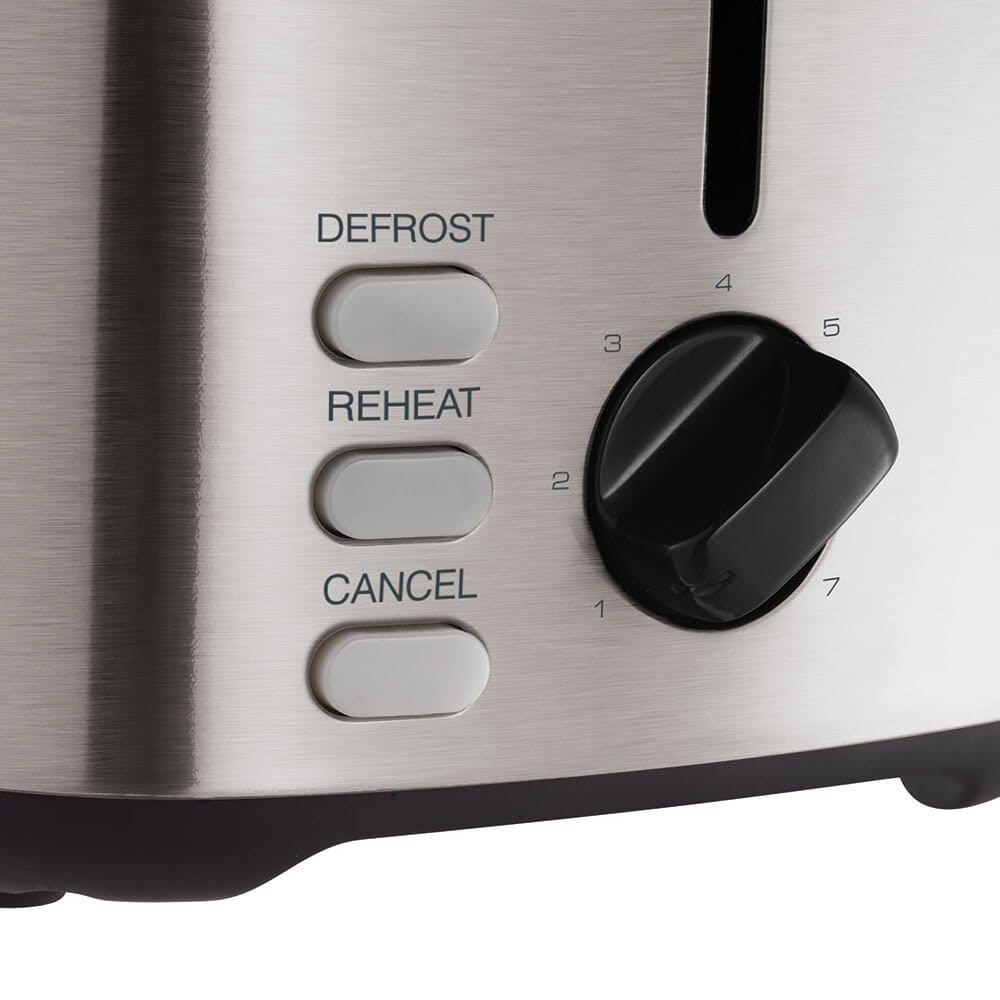 Morphy Richards Prajitor de paine, Morphy Richards, Equip, 800W, 7 setari, 2 felii, Inox