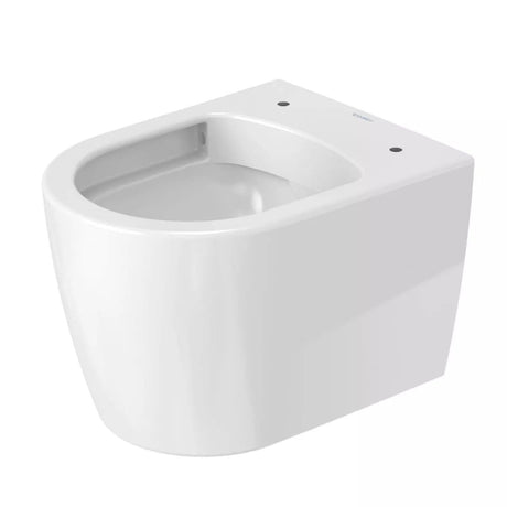 Duravit Vas wc Duravit, Toilet WM 480mm ME by Starck white washdown, Durafix, rimless, suspendat, evacuare orizontala, fara capac (0020110000 / 0020190000), design slim, alb