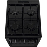 Electrolux Aragaz Electrolux, Mixt, 4 arzatoare, Siguranta plita, Aprindere integrata, Timer mecanic, Iluminare cuptor, Grill, Clasa A, 50 cm, Negru