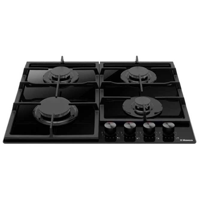 Hansa Plita pe gaz Plita pe gaz Hansa PGCD6101ApFB | 60cm, 4 arzatoare, WOK, gratare fonta, negru