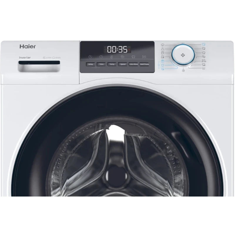 Masina de spalat rufe Haier HW80-BP14929A-S | 8kg, 1400RPM, Inverter, Clasa A, Alb