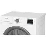 ARCTIC Uscator de rufe Arctic cu pompa de caldura, 7 kg, Clasa D, 15 programe, Auto Antisifonare, Aqua Surf, Hygienic Drying, Display, Alb