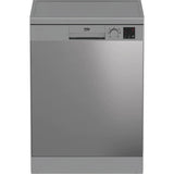 Beko Masina de spalat vase Masina de spalat vase Beko DVN06430X | 14 seturi, 6 programe, Clasa D, Silver, 59.8x60x85cm
