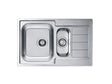 PC-Doc.ro Baterie chiuveta Pachet Chiuveta Alveus Line 70 1119560+1123729 | Inox, Cuva Stanga, Baterie Nela GM 120