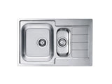 PC-Doc.ro Baterie chiuveta Pachet Chiuveta Alveus Line 70 1119560+1123729 | Inox, Cuva Stanga, Baterie Nela GM 120