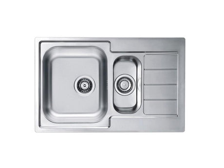 PC-Doc.ro Baterie chiuveta Pachet Chiuveta Alveus Line 70 1119560+1123729 | Inox, Cuva Stanga, Baterie Nela GM 120