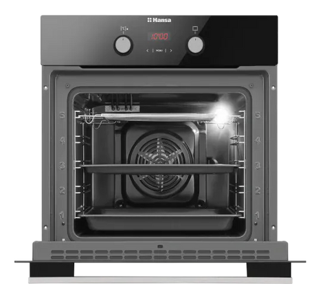 Hansa Cuptor incorporabil Cuptor Incorporabil Hansa BOES68465 | 65L, 8 Functii, Clasa A, Negru, 59.5x57.5x59.5cm