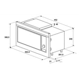 Hansa Cuptor microunde Cuptor Microunde Hansa AMG20BFH | 20L, 700W, Grill, Incorporabil