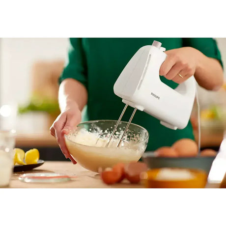 Philips Mixer Mixer de Mana Philips HR3705/00 | 300W, 5 Viteze, Functie Turbo, Alb