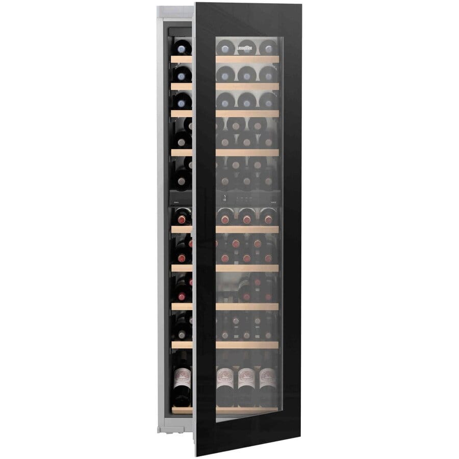 Liebherr Vitrina pentru vin incorporabila, Gama Vinidor, Clasa eficienta energetica A, Clasa climatica SN-ST, Tip control - Display LCD cu afisaj digital al temperaturii, Pozitionare comenzi - in interior, Capacitate neta totala - 271 l, Consum energie/24h - 0,450