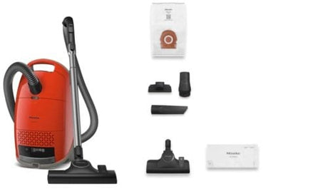 Miele VC Aspirator cu sac Miele Guard M1 Terra Red PowerLine, sac 4,5 l, cablu 7,5 m, tub HES, control pe mâner (12562160)