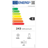 Beko Combina frigorifica Combina frigorifica Beko RCSA366K40XBN | 348L, Clasa E, LED, Metal Look, 59.5x67x185.2cm