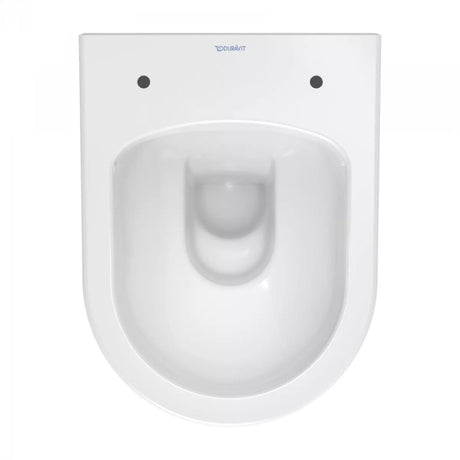 Duravit Vas wc Duravit, Toilet WM 480mm ME by Starck white washdown, Durafix, rimless, suspendat, evacuare orizontala, fara capac (0020110000 / 0020190000), design slim, alb