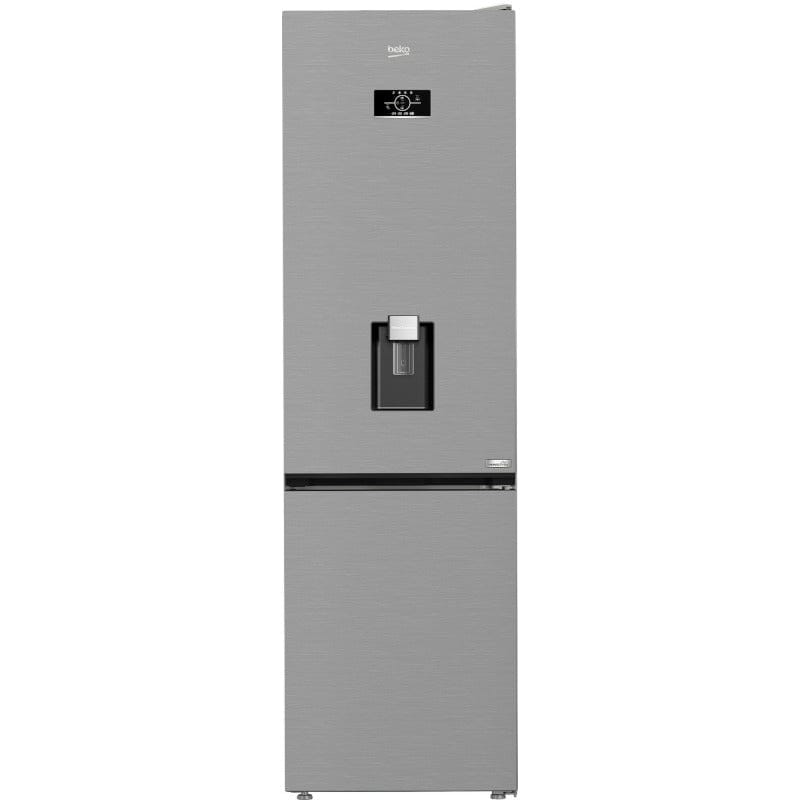 Beko Combina frigorifica Combina Frigorifica Beko B3RCNA404HDXB1 | No Frost, 355L, Clasa E, Water Dispenser, 59.5x66.3x203.5cm