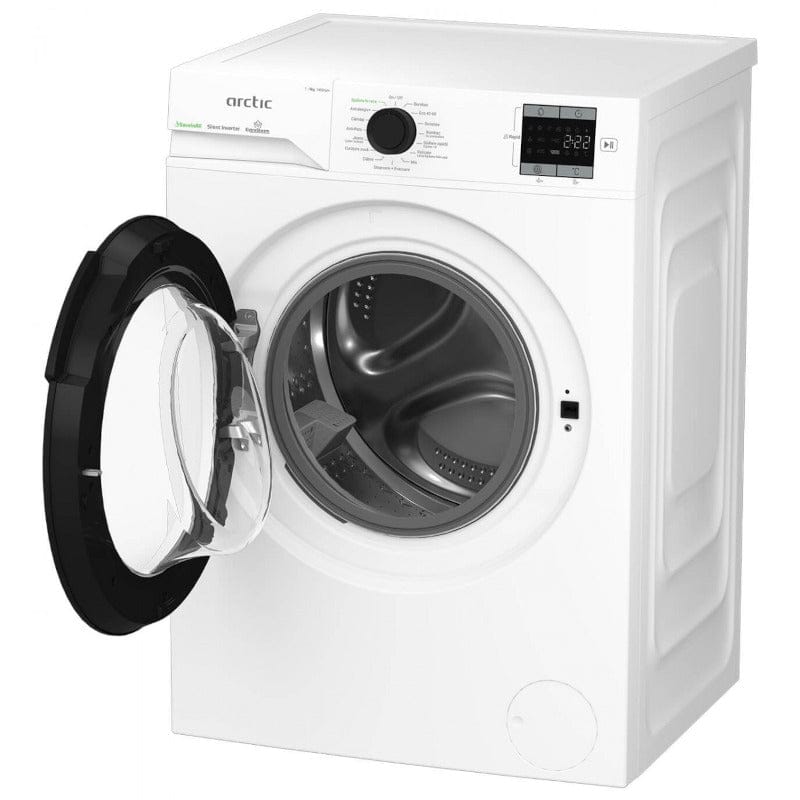 ARCTIC Masina de spalat rufe Masina de spalat rufe Arctic APLM1WFSU19410W | 9kg, 1400RPM, Clasa A, Inverter, ExtraSteam