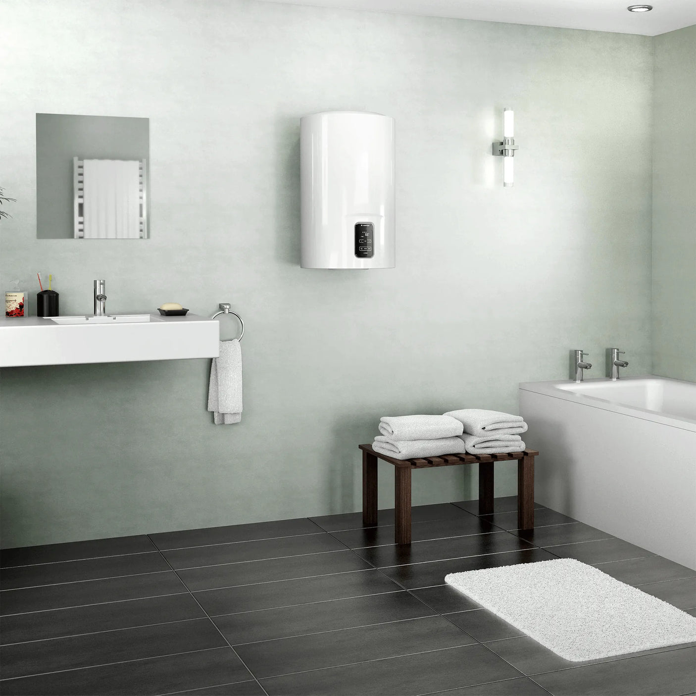 Ariston Boiler Boiler Electric Ariston LYDOS PLUS 100 1,8K | 100L, 1800W, Emailat Titan