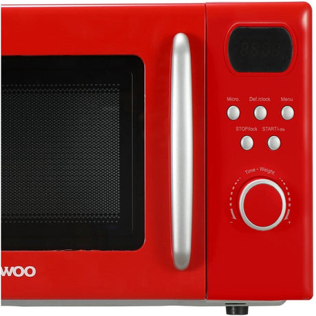 Daewoo Cuptor microunde Cuptor Microunde Daewoo KOR-6S20R-1 | 20L, 700W, 7 Niveluri, Rosu