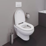 Duravit Capac WC Capac WC Duravit 0020790000 | Soft Close, Balamale Inox, Dreptunghiular, Alb