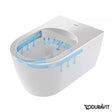 Duravit Vas wc + capac Duravit, Toilet-set,wm,ME by Starck,white rimless WD, Durafix, incl.s&c w.sc, suspendat, evacuare orizontala, cu capac (0020090000), soft close, alb