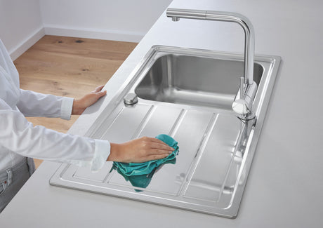 Grohe Baterie chiuveta Baterie Bucatarie Grohe 32168000 | Minta, Monocomanda, Dus Extractabil, Pipa Inalta, Crom