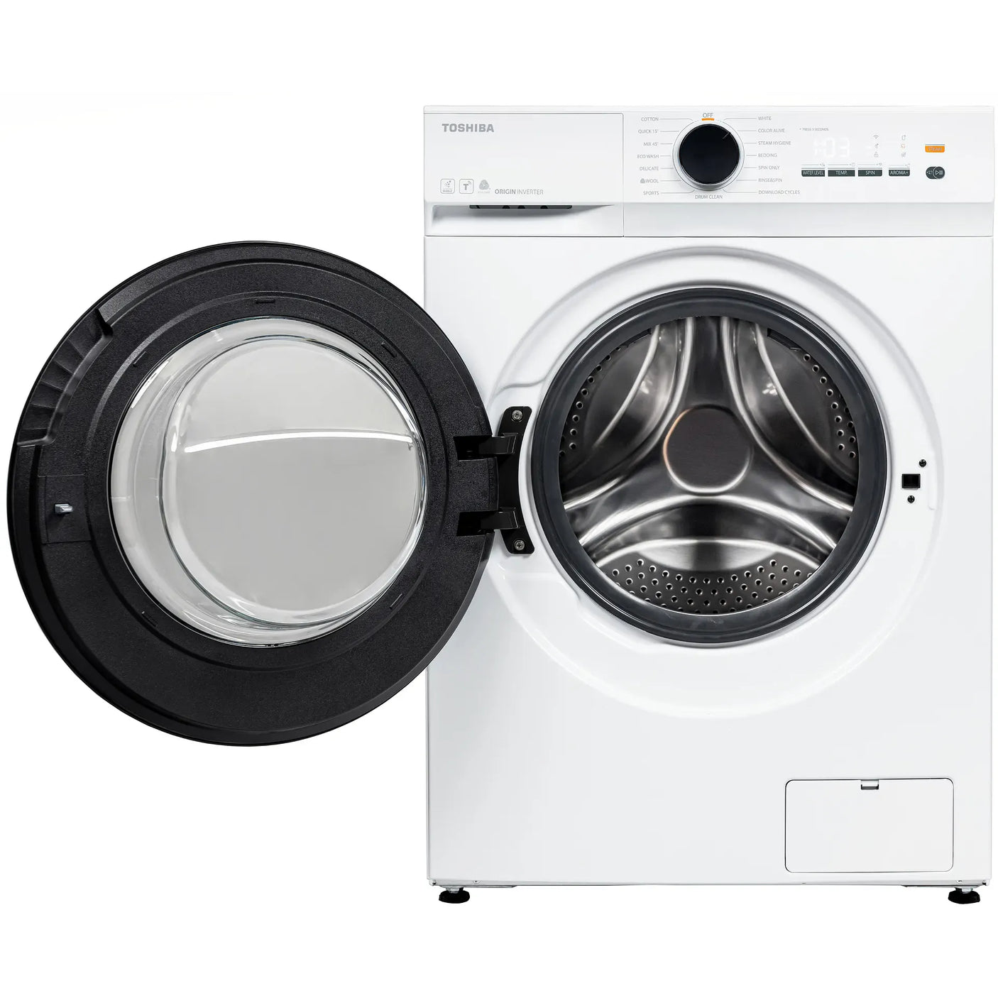 Toshiba Masina de spalat rufe Masina de spalat Toshiba TW-T21BU90UWBK(WW) | 8kg, 1400RPM, Clasa A, Slim, Wi-Fi, 59.5x47x85cm