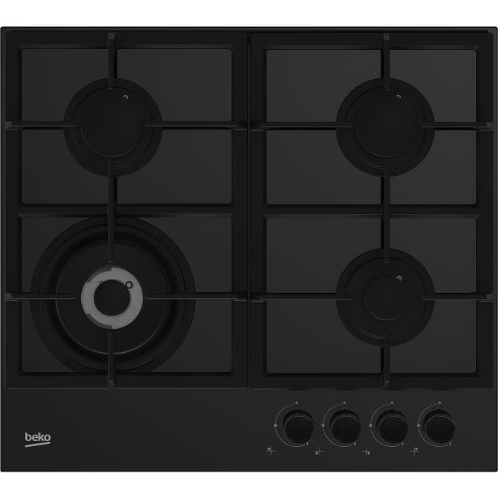 Beko Pachet built in Pachet Built In Beko BBSM17330BCS | Cuptor Electric A+, Plita Gaz, Wok, Negru