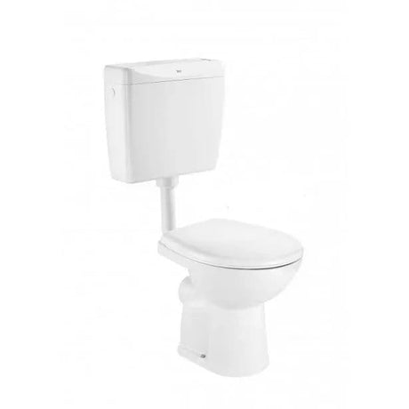 Roca Vas WC Set Vas WC Roca Adele A34P197000 | Montare Podea, Evacuare Orizontala, Rezervor Plastic, Capac Termoplast