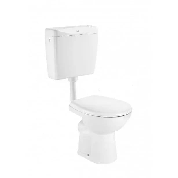 Roca Vas WC Set Vas WC Roca Adele A34P197000 | Montare Podea, Evacuare Orizontala, Rezervor Plastic, Capac Termoplast
