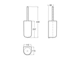 Roca Perie Perie WC Roca A3870ZE000 | Gama Onda, Montare Perete, Portelan, Alb