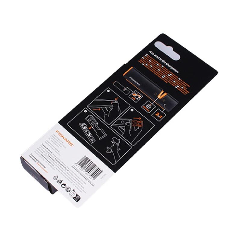 Fiskars Ascuțitor Fiskars Xsharp pentru topoare și cuțite, 16,5 cm, negru, model 1000601