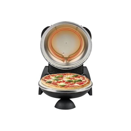 G3 FERRARI Cuptor pentru pizza G3 Ferrari Express Delizia G1000610, negru, compact, pentru pizza si focaccia