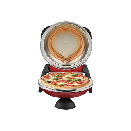 G3 FERRARI Cuptor electric pentru pizza G3 Ferrari Delizia Express G1000602, roșu, temperatură înaltă, coacere rapidă și uniformă