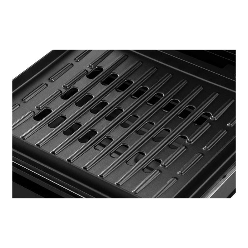 George Foreman Grătar de contact George Foreman Smokeless 28000-56, gătire rapidă cu fum redus, plăci antiaderente, negru