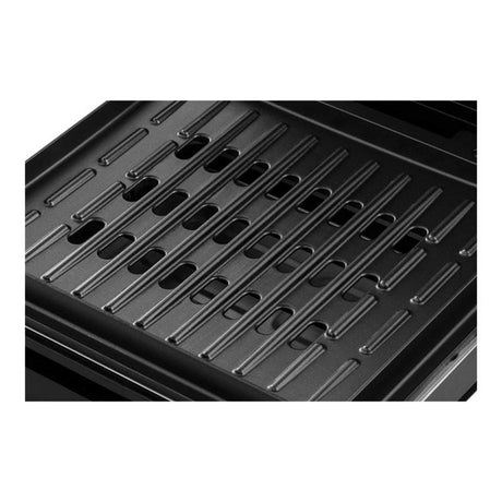 George Foreman Grătar de contact George Foreman Smokeless 28000-56, gătire rapidă cu fum redus, plăci antiaderente, negru