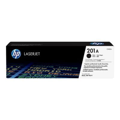HP Cartuș toner original HP 201A (CF400A) Negru, 1.500 pagini, compatibil Color LaserJet Pro M252/M277