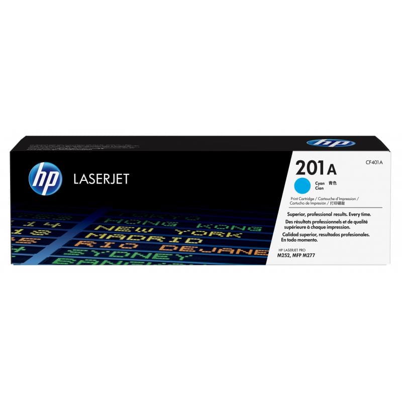 HP Cartuș toner original HP 201A (CF401A) Cyan, randament 1.400 pagini